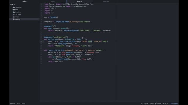 Building Web Apps using FastAPI and Python | Async APIs | OCR App смотреть онлайн