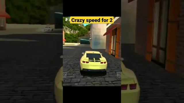 crazy speed for 2 best racing game Crazy Race game video speed crazy Speed 2 world real game #short смотреть онлайн