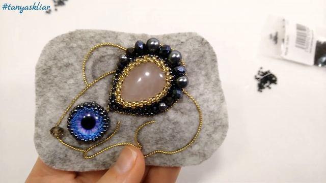 Брошь Своими Руками МЫШЬ из Бисера и Бусин / МЫШКА из Бисера Брошка МК / mouse beads brooch tutoria смотреть онлайн