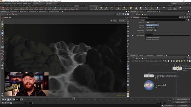 Houdini - Meshing Fluid Simulations - CG Forge Quick Tip смотреть онлайн