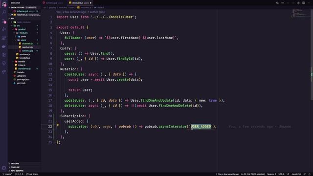Real-time (WebSockets) com GraphQL Subscriptions - Aula #05 смотреть онлайн