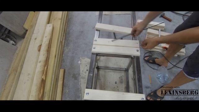 Скамейка в стиле "LoFT" своими руками! смотреть онлайн