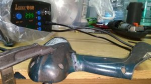 Ремонт корпуса шуруповерта, пайка ABS пластиком и паяльной станцией Lukey 868