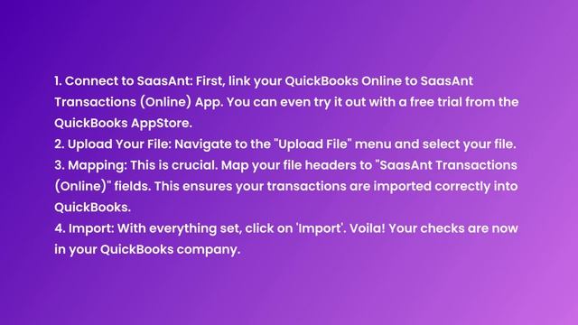 How to Import Checks into QuickBooks Online UK, AU, CA, IN, FR & Other Regions смотреть онлайн