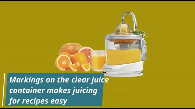 BLACK+DECKER 32oz Citrus Juicer смотреть онлайн