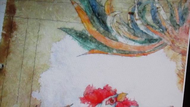 Watercolor Batik on Ginwashi Paper смотреть онлайн