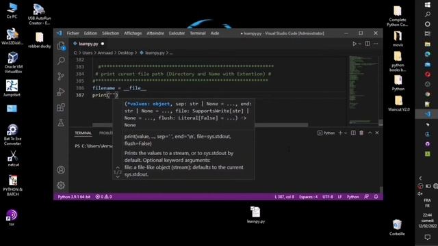 Python tricks : (get current working file name + path) смотреть онлайн