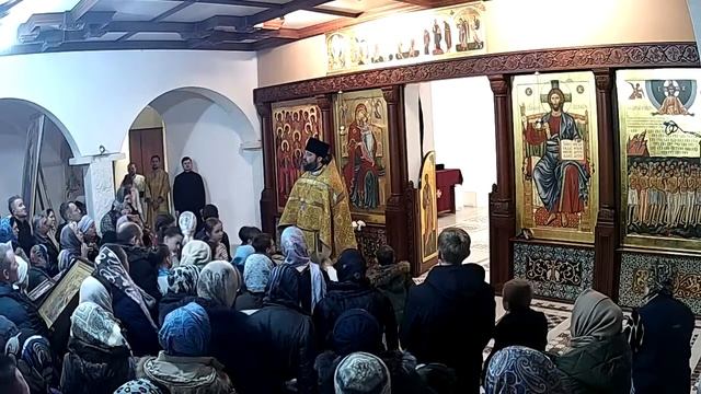 2018.12.23. Проповедь протоиерея Валерия Волощука в день общего говения Воскресной школы смотреть онлайн