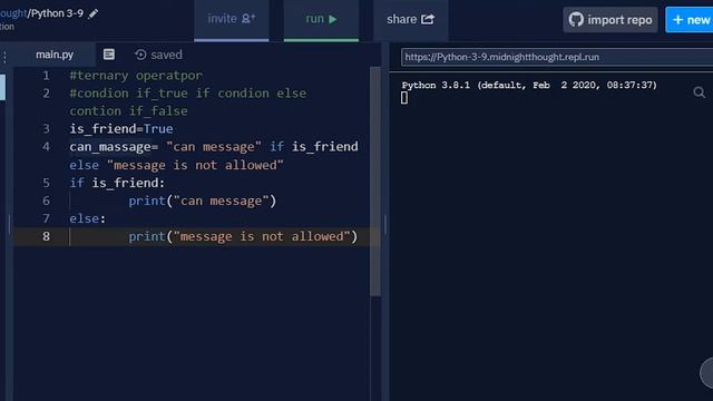 Python bangla tutorials -33 ( Ternary operator) смотреть онлайн