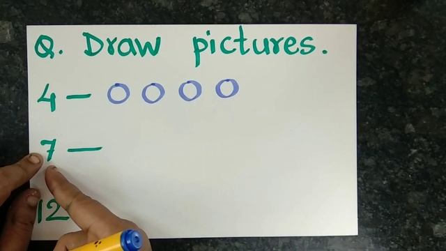 Draw pictures for given numbers for std I смотреть онлайн