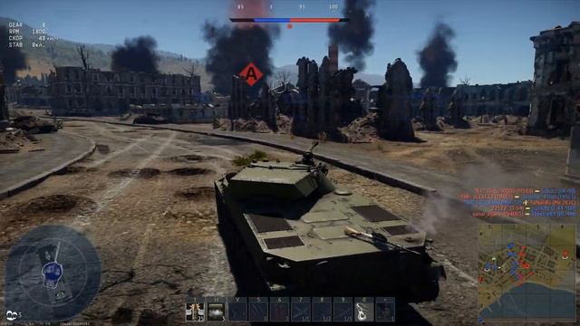 Объект 906 не прощает ошибок как своих, так и врагов в War Thunder смотреть онлайн