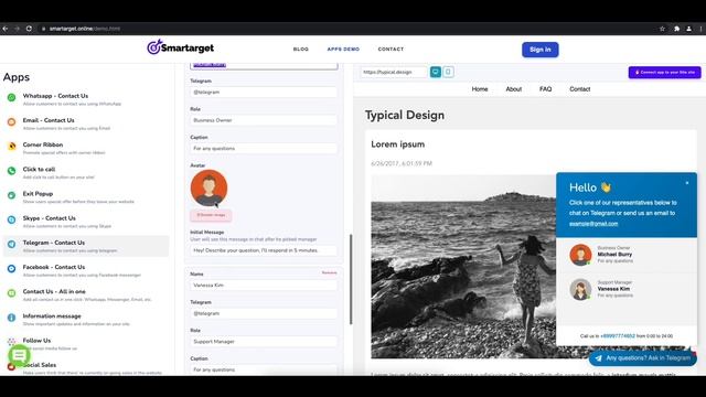 How to add Telegram Chat to elementor website смотреть онлайн
