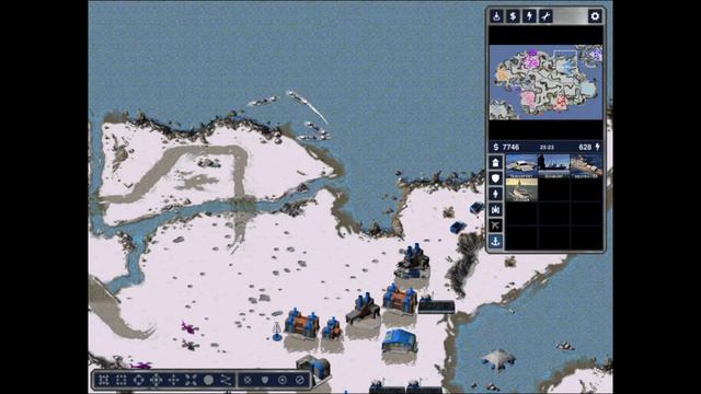 Command&Conquer Red Alert Open RA Skirmish:Big Naval Battle смотреть онлайн