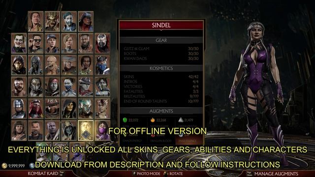 Mortal Kombat 11 SAVE FILE PC 100 percent unlocked everything смотреть онлайн