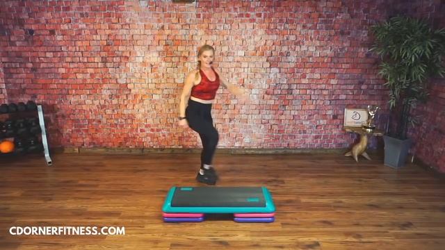30 Minute step aerobics workout for Quick Intermediate Class!! 133 BPM #180 смотреть онлайн