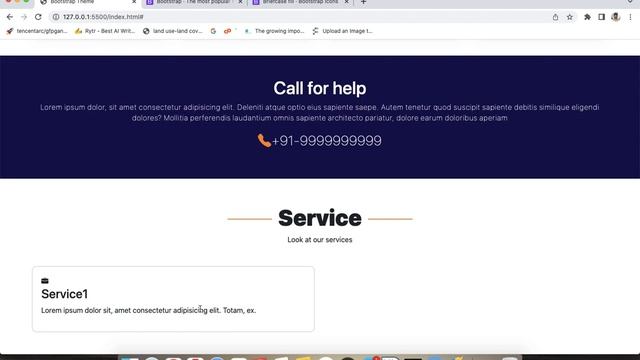 6. Bootstrap 5 Project : Creating Theme | PART 6 | Services | Grid смотреть онлайн