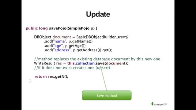 MongoDB + Java - Writing смотреть онлайн