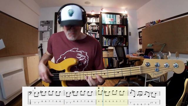 Les Cactus - Jacques Dutronc - Bass Cover avec Tabs смотреть онлайн