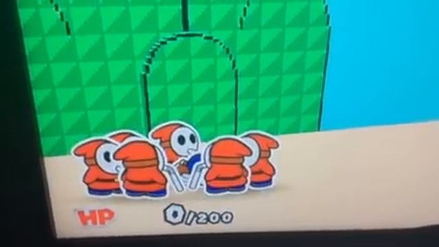 Green energy plant game over in Paper Mario Color Splash смотреть онлайн