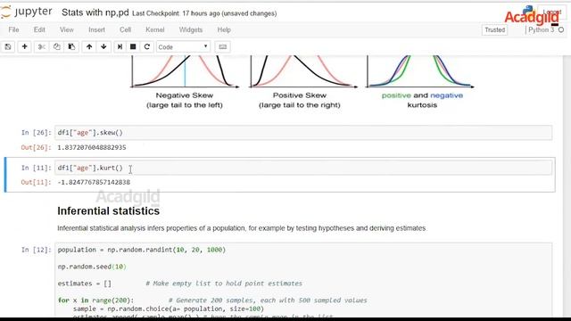Statistics Using Python Tutorial Part 3|Descriptive, Inferential Statistics|Data Science Tutorial # смотреть онлайн