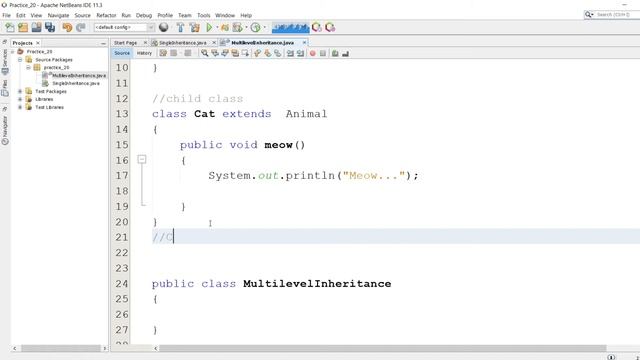 21.Java Basic Inheritance смотреть онлайн