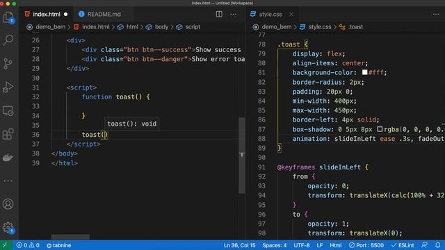 Sử dụng BEM tạo Toast Message UI смотреть онлайн