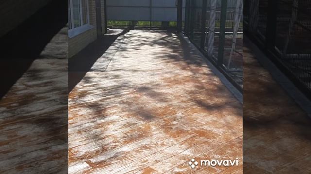 Декоративный печатный (штампованный) бетон смотреть онлайн