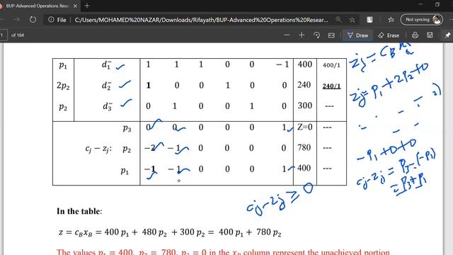 Modified simplex method to solve Goal Programming problem (GPP) смотреть онлайн