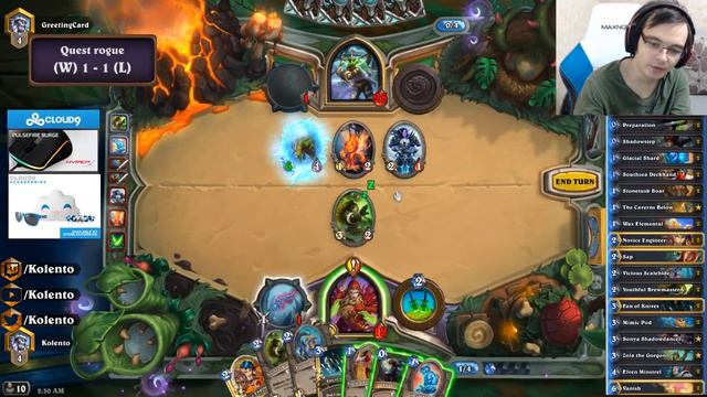 One Lorewalker Cho Is Fine... But TWO?! | Quest Rogue | The Witchwood | Hearthstone