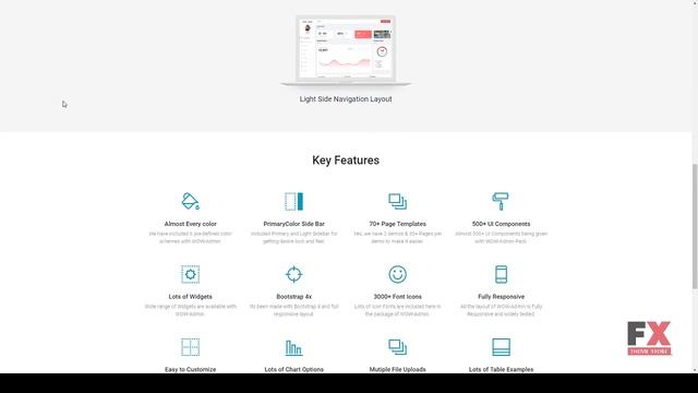 WOW - Admin Template Bootstrap 4 with material design Duncan T смотреть онлайн