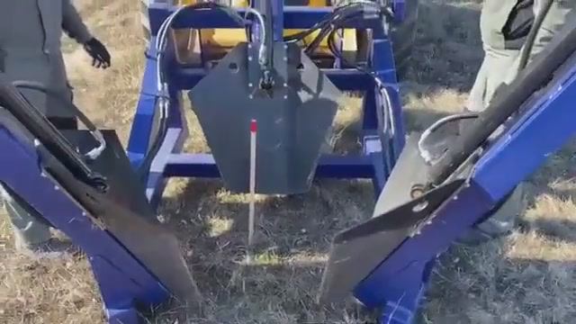 Пересадчик деревьев гидравлический трехлепестковый смотреть онлайн