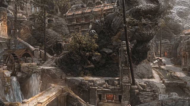 Wallpaper Engine: Skyrim Markarth w/ TW3 Music | 4k 60 FPS | (Modded Tsukiro) смотреть онлайн