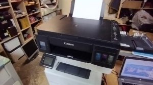 Canon g 3415 тест прохода бумаги, проверка на замятия без ПК