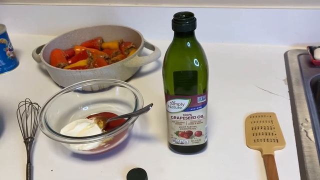 Потрясающий фаршированный перец с говядиной ,овощами и без риса. смотреть онлайн