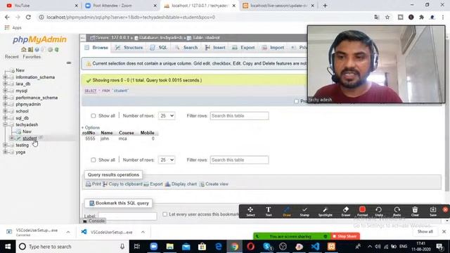 PHP with MYSQL Delete Update in Same Page using PHP MySQL(TechyAdesh) Live Session Video смотреть онлайн