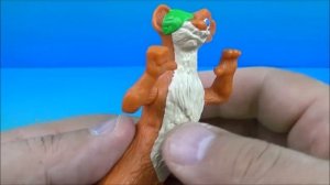 2009 ICE AGE 3 DAWN OF THE DINOSAURS SET OF 8 McDONALD'S HAPPY MEAL MOVIE TOYS VIDEO REVIEW