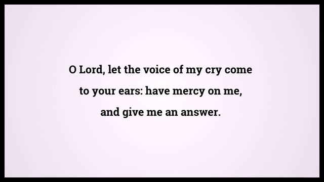 Holy Bible Psalms 27:7 смотреть онлайн