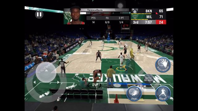 Insane Posterizer and a lob on Antetokounmpo | NBA 2K22 Mobile смотреть онлайн