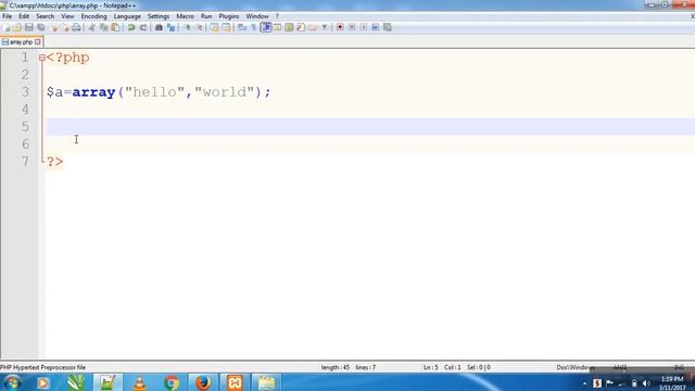 What is Array With Example in PHP Tutorial-74(Hindi/Urdu) смотреть онлайн
