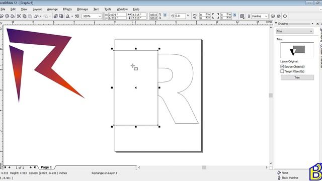 CorelDraw से बनाये डिज़ाइन | Alphabetical Logo Design R | ( Tutorial - 20 ) | Hindi | Bhardwaj Rahu смотреть онлайн