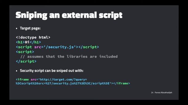 Web Security - Lecture 07 - Cross-Site Scripting Defenses смотреть онлайн