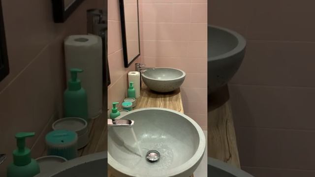 Раковина из бетона в интерьере смотреть онлайн