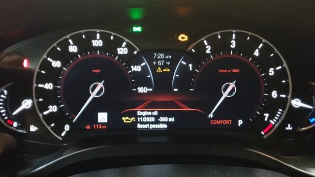 Oil Service Light Reset * HOW TO * 2019-2022 BMW X3 (G01) #bmw #oilservicelightreset #bmwX3