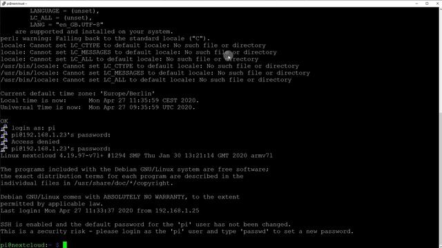 Einrichtung des Raspberrys & Installation der notwendigen Komponenten | Nextcloud bauen mit Jet #01 смотреть онлайн