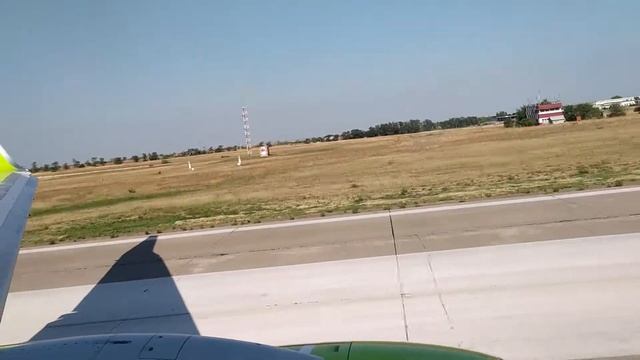 Взлёт самолёта S7 аэропорт Крым (Симферополь) смотреть онлайн