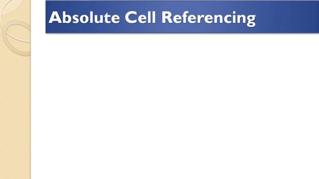 MS Excel - Cell Reference | Type of Cell Reference | MS Excel Tutorial | смотреть онлайн