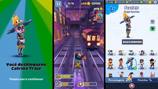 SUBWAY SURFERS 2021 MÉXICO COM SCARLETT CATRINA TRAJE смотреть онлайн