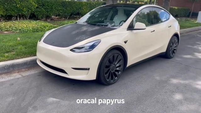 Oracal papyrus tesla model y carwrap смотреть онлайн