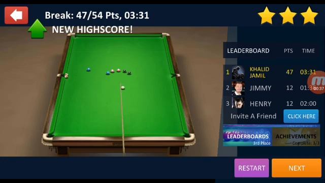 Snooker Stars level 40 смотреть онлайн