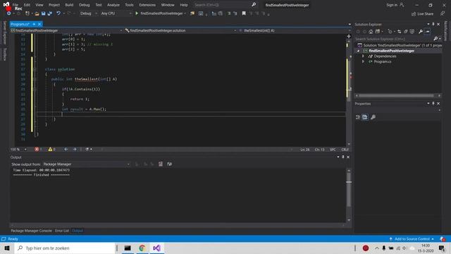 011 C#How to find the smallest missing positive integer in an array c sharp смотреть онлайн